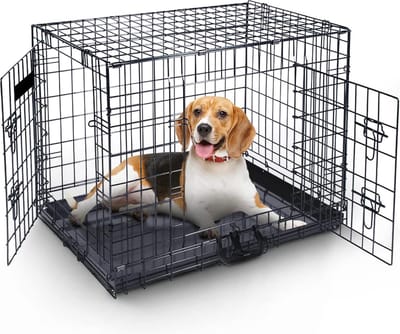 MaxxPet Hondenbench opvouwbaar - auto - bench voor honden - hondenren - 107x70x78cm