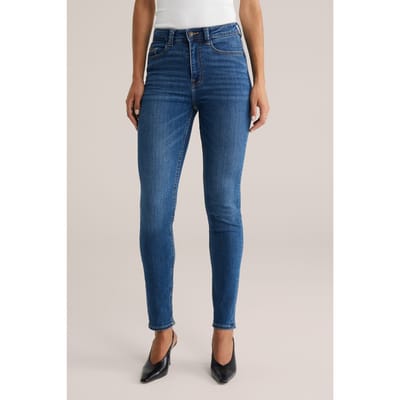 WE Fashion 5-pocket High Rise Dark Blue Taglia: W26L30 | Pantaloni skinny Outlet | Donna | Blu