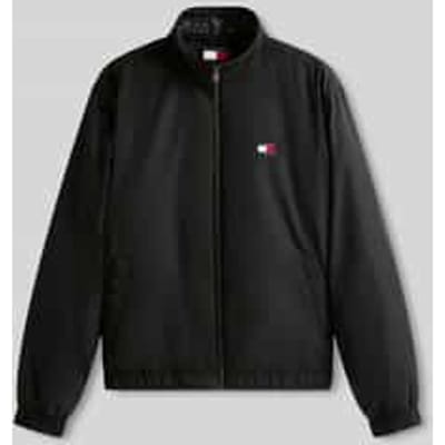 Regular fit blouson met labelpatch
