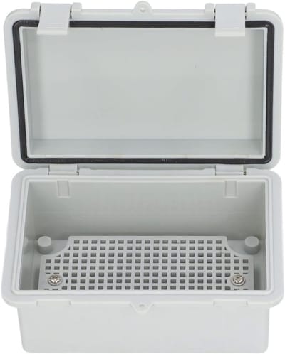 Elektrische Kast Buiten - Aansluitdoos Waterdicht - Stofdicht Isoleren - Scharnierend Deksel - 15x10x7 cm - Grijs