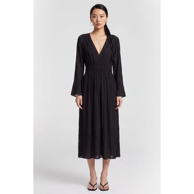 ARKET Gullviva Dress Black Size: 34 | Midi Dresses Outlet | Dames | Zwart