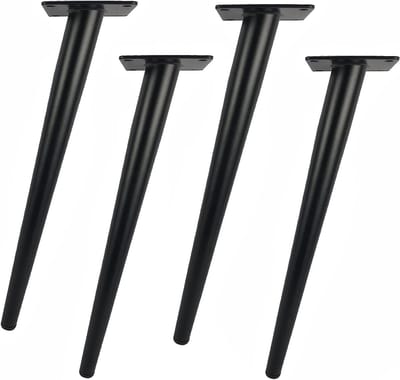 Meubelpoten Set - Bankpoten - Meubels Verhogen - Sterke Draagkracht - 55 cm - Zwart