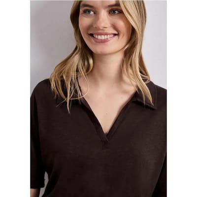 Jersey poloshirt met korte mouwen