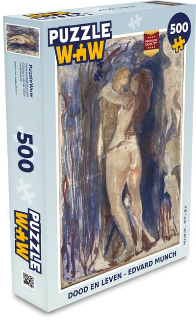 Puzzel Dood en leven - Edvard Munch - Legpuzzel - Puzzel 500 stukjes
