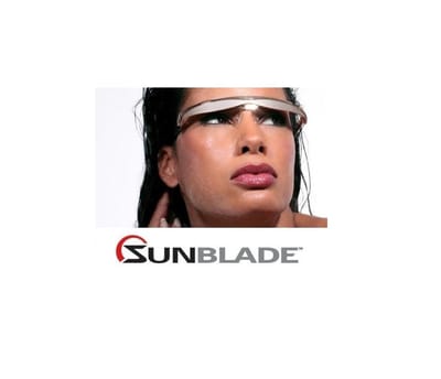 Sunblade SB-100 Fashion -  Uniek ontwerp zonder glazen -  Design zonnebril / zonneklep