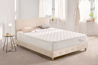 Royal Exclusive Pocketveren Matras - 160 x 200 cm - Wit - Dikte 30 cm - Ergonomisch en Anti-allergisch - Duo-System Technologie