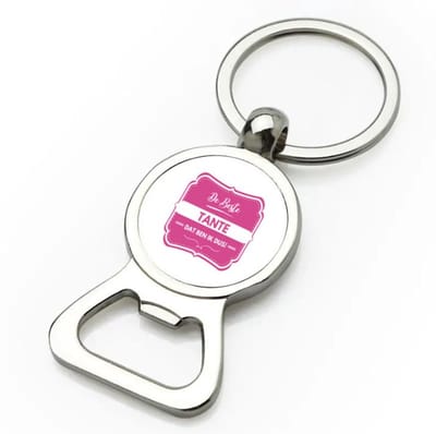 Akyol - de beste tante flesopener - Tante - een tante - verjaardagscadeau - verjaardag - cadeau voor tante - cadeau - kado - geschenk - gift - tante artikelen - 9 bij 3 cm