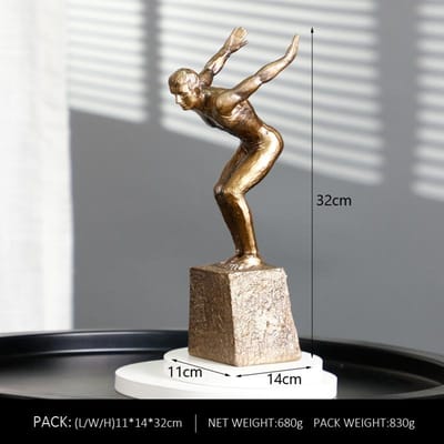 Europese Fitness Mannen Beeldjes Ornamenten Modelkamer Decoratie Premium Stijl Woonkamer Entree Wijnkast Huisgebruik Decoratie