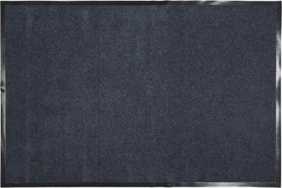 Luance Deurmat - grijs - 120 x 80 cm - voor binnen - PVC / polyester - droogloopmat