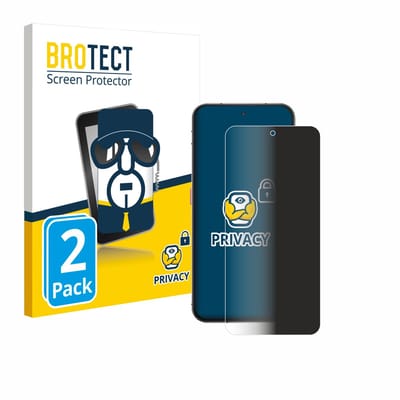 BROTECT - privacy screenprotector voor Oukitel WP210 5G - Folie Beschermfolie Blauwlichtfilter 2 Stuks