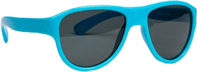 Melleson Eyewear - Kinderzonnebril Charlie 3-7 jaar - Blauw - 100% UV-A en UV-B Bescherming - Inclusief Microvezel Pouch