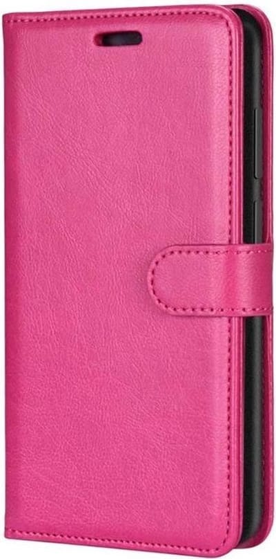 LuxeBass Telefoon Wallet Bookcase voor Sony Xperia 10 III ? Portemonnee telefoonhoesje voor Bankpassen ? Hoesje voor Sony Xperia 10 III ? Kunstleer ? Siliconen Houder ? Magnetische sluiten- Roze - bookcase - boekhoesje - book case - boek hoesje