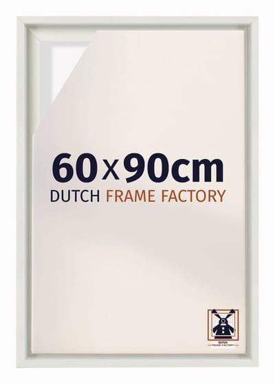Baklijst 60x90 cm - Wit Mat - Geschikt voor Canvasdoek - MDF Baklijst Lausanne