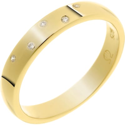 Orphelia Dames 925 Sterling Zilveren Ring - Goud ZR-7130/G
