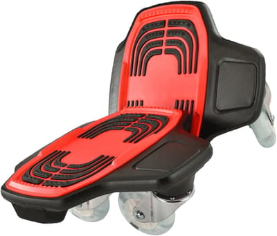 Gesplitst Skateboard - Drift Skates - Buiten Balanstraining - Antislip Dek PU Wielen - 24x26cm - Rood