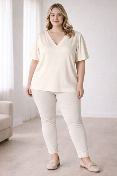 YEST CURVE Lunette Tops - Natural - maat X-0(44)