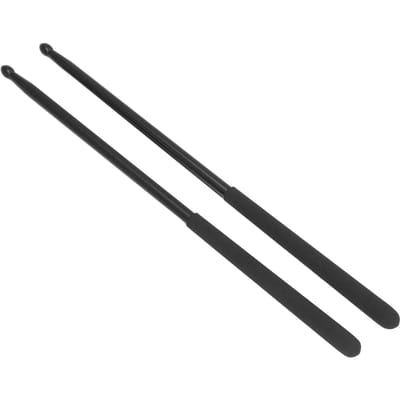 1 Paar Professionele Drumstokken Massief Krachtverhogend Antislip Handvat Aluminiumlegering 5A Drumstok zwart