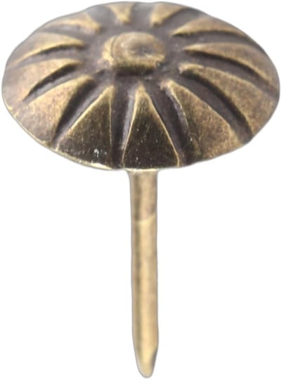 Set van 100 Vintage Meubelspijkers voor Bekleding en Decoratie - Metalen Spijkers voor Creatieve Projecten en Handwerk (10 x 14 mm)