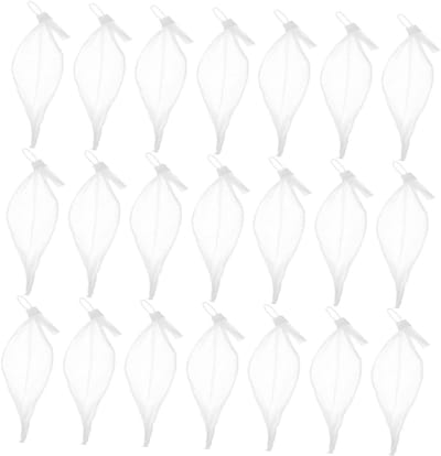 Mesh Opbergzakken - Trekkoord Zakjes - Kleine Items Sorteren - Ademend Stevig Materiaal - 19x8x8cm - Wit