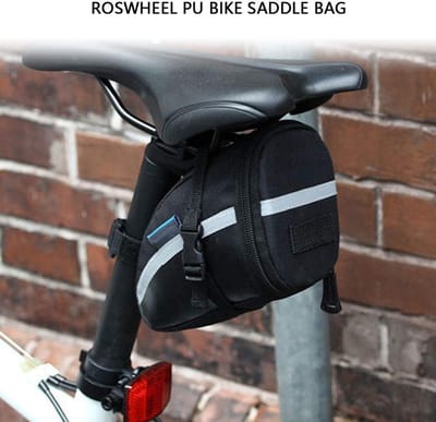 Dailygoods- Fietszadeltas Waterdicht - Fietstas - Opbergtas - PU Materiaal - 15x8x10,5cm - Stevige Fixatie
