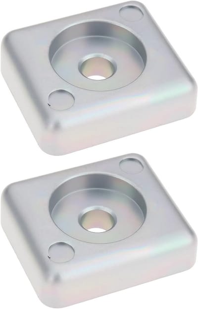 2 Stuks Zink Anode Geschikt voor Honda Buitenboordmotoren 8-20 HP - Vervangingsonderdeel voor Onderste Gearbox 41106-ZW9-000, Corrosiebescherming en Duurzaamheid
