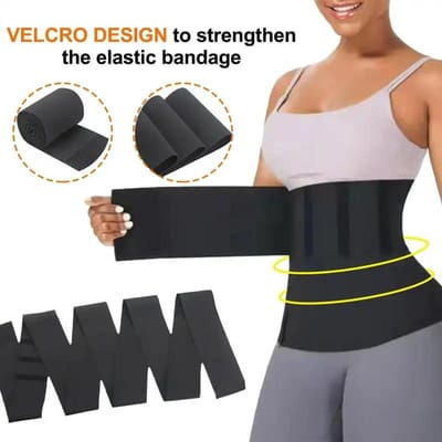 Grote Maten Taille Trainer Shapewear: Wrap Taille Gebied Effectieve Resultaten Riem Ergonomisch Ontwerp Geschikt Voor Lichaamsverslanking none zwart
