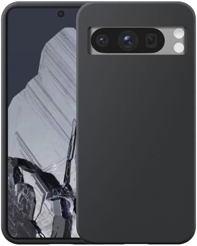 Geschikt voor Google Pixel 8 Pro Telefoonhoesje Flexibel Siliconen TPU hoesje - Flexible Back Cover Case Siliconen TPU - Zwart - Smartphonica geschikt voor Google Pixel 8 Pro