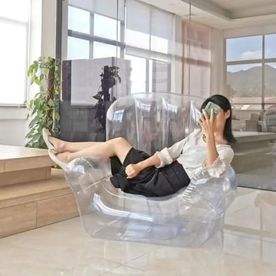 Ergonomische Grote Woonkamerbank Opblaasbare Fauteuil Volwassenen Ontspannen Woonkamerbank Minimalistische Organizer Bank Salonmeubilair