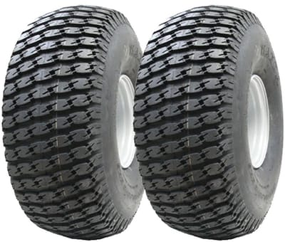 22,5x10,00-8 velg met 4 bouten en een steekcirkel van 4 inch, grasband voor John Deere Gator. - set van 2