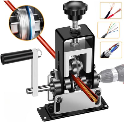 Handmatige Kabelstripmachine - Aangedreven Door Handslinger Of Elektrische Boormachine - Draagbare Draadstripmachine