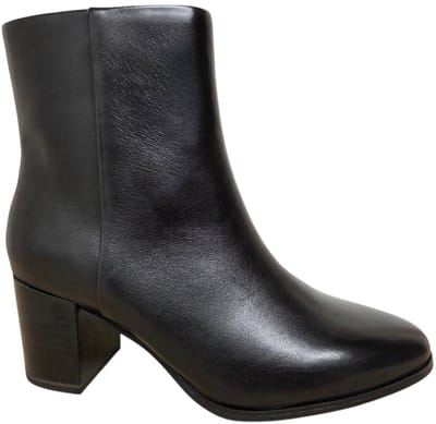 Caprice 9-9-25313-47 022 Black Enkellaarzen Zwart Leer Dames - Zwart - 37