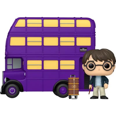 Harry Potter Harry Potter With Knight Bus (Pop! Ride Super Deluxe) vinylfiguur 139 Unisex Funko Pop! - Neutraal - Standard