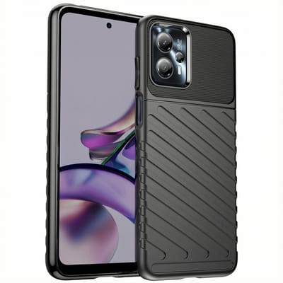 imoshion Hoesje - Geschikt voor Motorola Moto G13 / Motorola Moto G23 - Thunder Backcover - Zwart