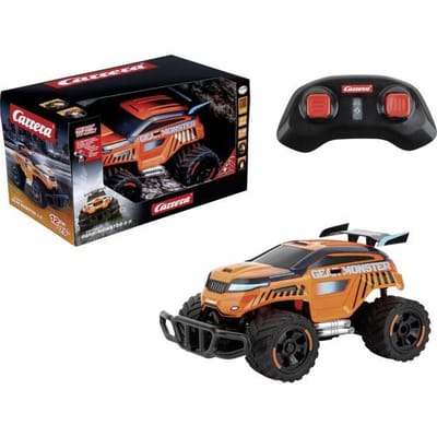 Carrera RC voertuig - RC Monster Truck - Gear Monster 3.0 - Oranje - 2,4GHz RC Model Kant en Klaar - 1:18
