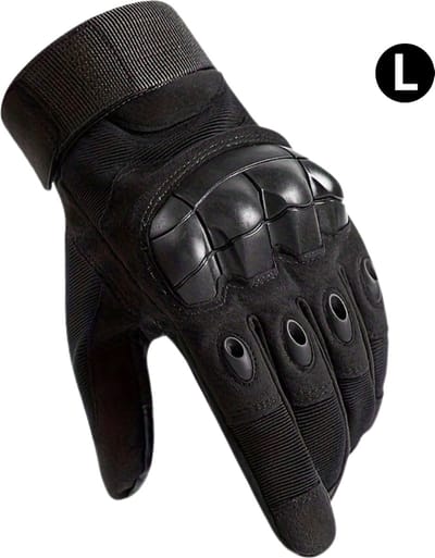 Nivard Airsoft Handschoenen - Tactical - Tactical Gloves - Leger - Tactical Handschoenen Hardknuckle - Paintball - Militaire - Zwart L