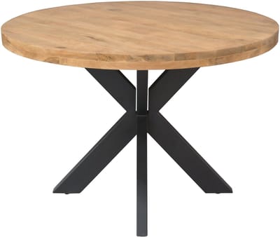 Starfurn - Eettafel Ron - Bruin - 120x120x76 cm