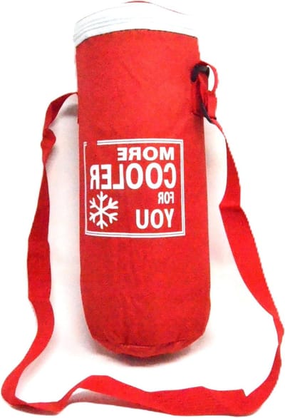 Koelbox tas - Flessenkoeler draagbaar - Picknick en reizen - Thermisch isolatiesysteem - 3 Liter - Rood