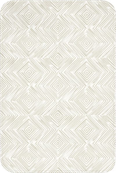 Badmat 60x90 cm - Antislip - Abstract - Ruiten - Beige - Badmatten voor badkamer - Badkamermat - Douchemat - Badkamer mat
