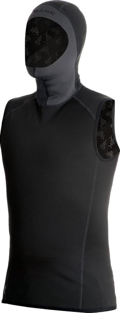 Bare ExoWear - Hooded Vest - Volwassenen - Zwart - S