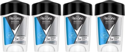 Rexona Men - Deo Stick - Maximum Protection Clean Scent - 4 x 45 ml