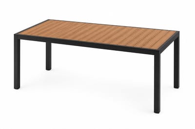 Jurrys Tuintafel - Buitentafel - Eettafel - Terrastafel - Outdoor tafel - Weerbestendig - Duurzaam - Aluminium - Bruin - 150x80cm