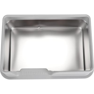 Roestvrijstalen Kattenbak Hoge Randen Anti-Spat Gemakkelijk Schoon te Maken Gesloten Kattenbak voor Kleine Middelgrote Katten Small Size Grey gray