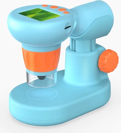 DrPhone KidScope – Digitale Microscoop Kit Voor Kinderen – 2Inch IPS HD Scherm - Ultra HD 800x Zoom – KinderMicroscoop - Blauw
