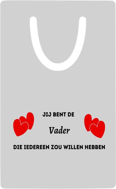 Hacebo® - jij bent de vader die iedereen zou willen hebben metalen boekenlegger - Vader - geweldige papa - liefste vader - verjaardag - cadeau - kado - bedankje - geschenk Bladwijzer boekenleggers - 7.6 cm x 5cm