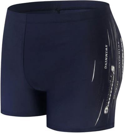 Zwemboxer Shadow Stripe Blauw - Maat M - Zwemboxer Heren Blauw - Swimwearclub