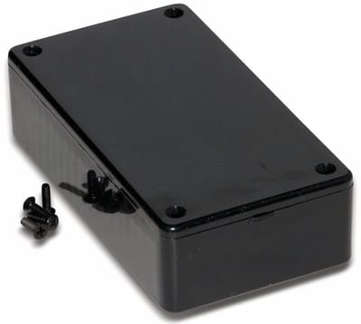 Hammond Electronics 1591BBK Euro-behuizing 112 x 62 x 31 ABS Zwart 1 stuk(s)