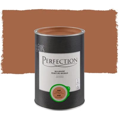 Perfection Ultradekkend Muurverf - Mat - Amber Bruin - 1l