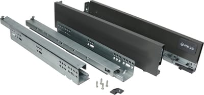 Strong Max Softclose, ladehoogte 89 mm Antraciet