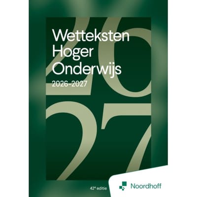 Wetteksten Hoger Onderwijs 2026-2027