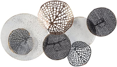 RHODIUM - Wanddecoratie - Wit - Metaal